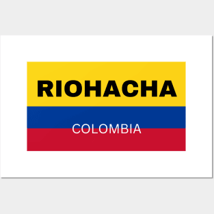 Riohacha City in Colombian Flag Posters and Art